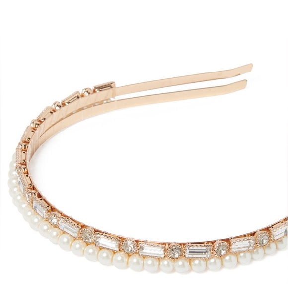 Anna Pearl and Metal Two-Pack Headband by Ever New - Picture 3 of 3